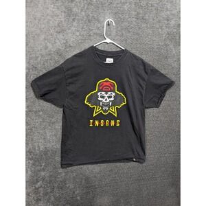 Insane Premium Goods Mens Graphic T-Shirt Black Skull Streetwear Tee 2144